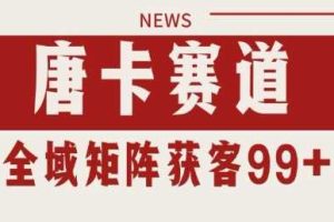 小红书某音唐卡赛道引流获客 自热矩阵日引200+【揭秘】