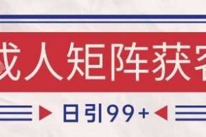 小红书某音橙人赛道引流获客，自热矩阵日引200+【揭秘】