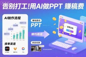 告别打工！用AI做PPT賺稿费，稳定月入1W，提供接单渠道