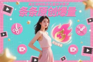 美女视频搬运去重技术教学,条条原创爆量