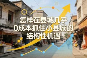 付费文章:怎样在县城几乎0成本抓住小县城的结构性机遇