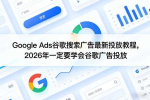 Google Ads谷歌搜索广告最新投放教程，2026年一定要学会谷歌广告投放