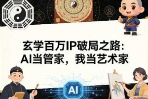 玄学百万IP破局之路：AI当管家，我当艺术家