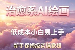 治愈系AI绘画提示词项目,低成本小白易上手,每天10分钟,新手保姆级实操教程