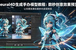 Neural4D生成手办模型教程，让创意效果在数秒内呈现预览