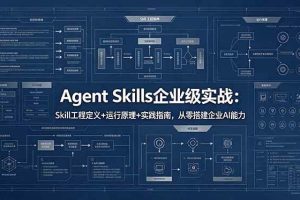 (18565期)Agent Skills企业级实战:Skill工程定义+运行原理+实践指南,从零搭建企业AI能力