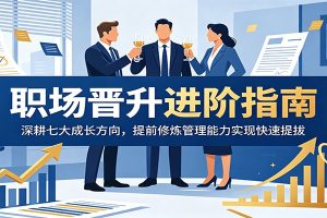 职场晋升进阶指南:深耕七大成长方向,提前修炼管理能力实现快速提拔