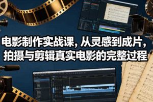 电影制作实战课,从灵感到成片,拍摄与剪辑真实电影的完整过程【原创双语字幕】