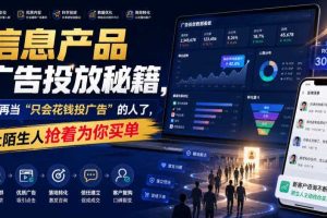 信息产品广告投放秘籍,别再当“只会花钱投广告”的人了,让陌生人抢着为你买单【原创双语字幕】