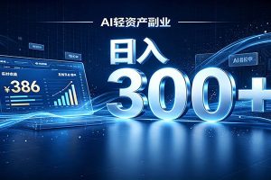 2026 AI轻资产风口,Token中转站小白可入局,日入300+