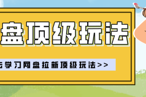 零门槛轻资产创业，一部手机就能做的网盘拉新“神级赛道”玩法，简单粗暴月入10000+