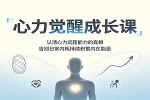 心力觉醒成长课:认清心力远超能力的真相,告别日常内耗持续积蓄内在能量