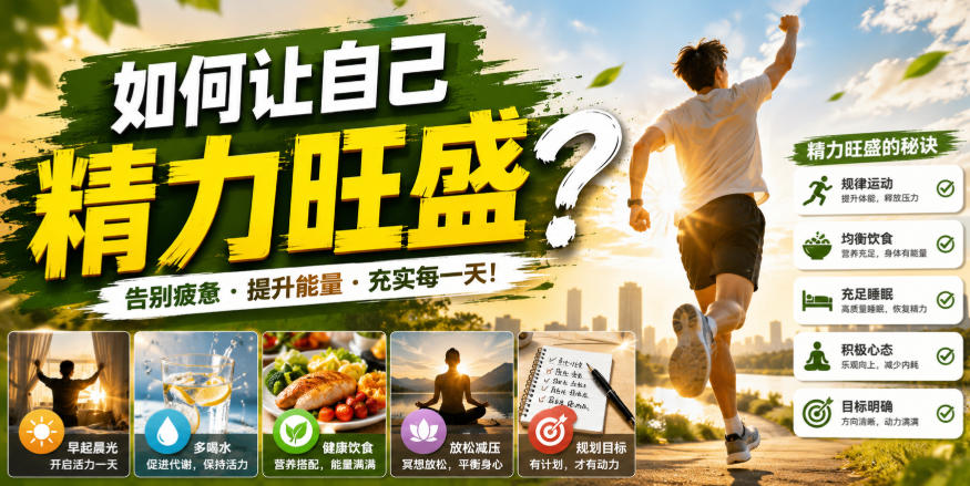 付费文章:如何让自己精力旺盛?