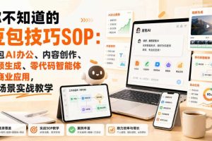你不知道的豆包技巧SOP:豆包AI办公、内容创作、视频生成、零代码智能体与商业应用,全场景实战教学