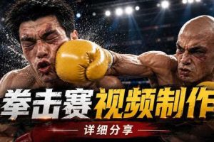 电影级拳击赛怎么做?AI重拳对决视频完整制作流程|详细分享