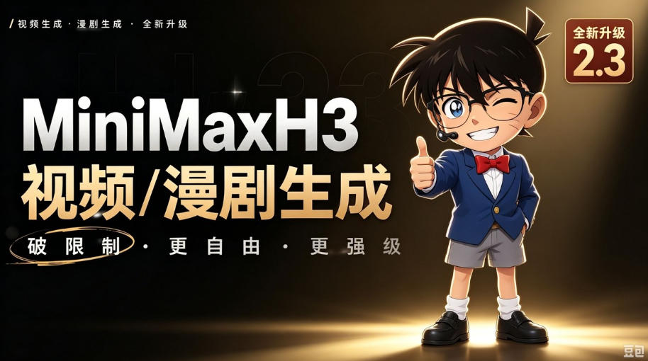 【MiniMaxH3一键懒人整合包】AI视频/漫剧生成工具，支持30_40_50显卡，ComfyUI整合包安装部署！最低8g显存也能跑！