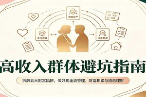 高收入群体避坑指南：拆解五大财富陷阱，做好现金流管理，财富积累与婚恋理财