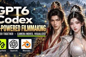 (20561期)GPT-6 Astra×Codex高智能制作视频!联手Higgsfield,运镜可视化实战