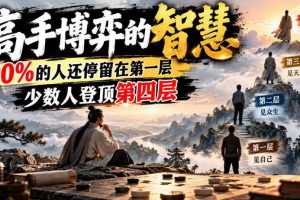 付费文章:高手博弈的智慧,90%的人还停留在第一层,少数人登顶第四层