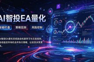 (21143期)普通人也能玩转AI量化:不盯盘,不熬夜,一套智投EA让策略自动跑