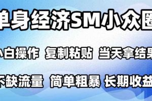 2026最新小众情感赛道，手机操作，十分钟见收益，小白也能当天上手，全程复制粘贴模板即可，单日1k＋可批量放大【揭秘】